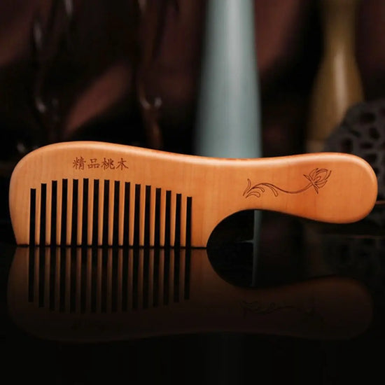 Wood Comb & Head Massage Tool